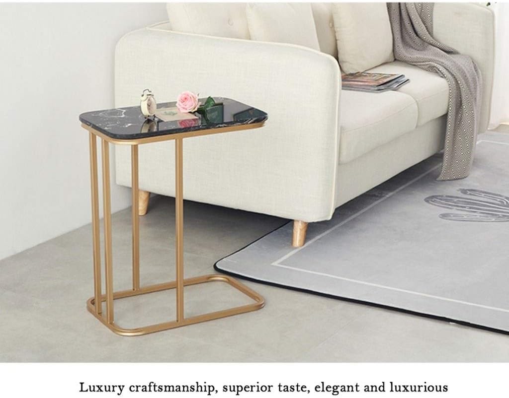 欅サイドテーブル 鉄家具 アイアンシェルフ ナイトテーブルコーヒー